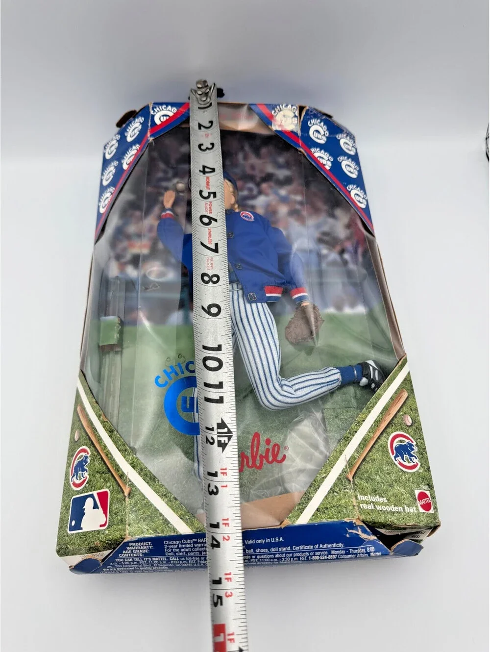 Vintage 1999 Collector Edition Chicago Cubs Barbie doll by Mattel